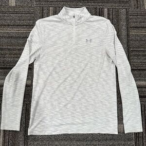 Under Armour White Quarter Zip